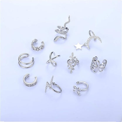 Ear cuffs  20 Pieces Ajustables