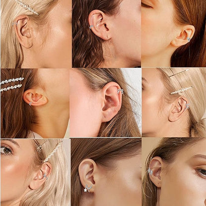 Ear cuffs  20 Pieces Ajustables