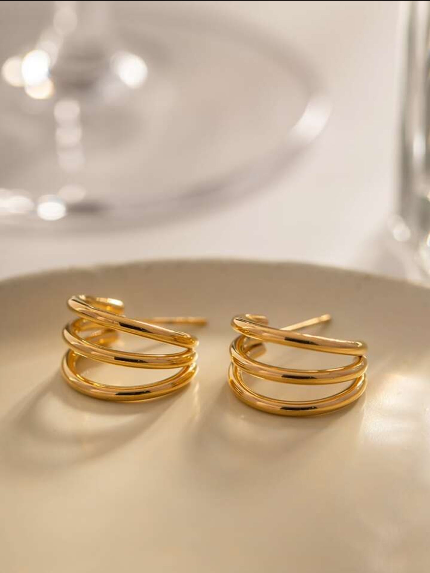 Boucles D'oreilles Golden Splendid