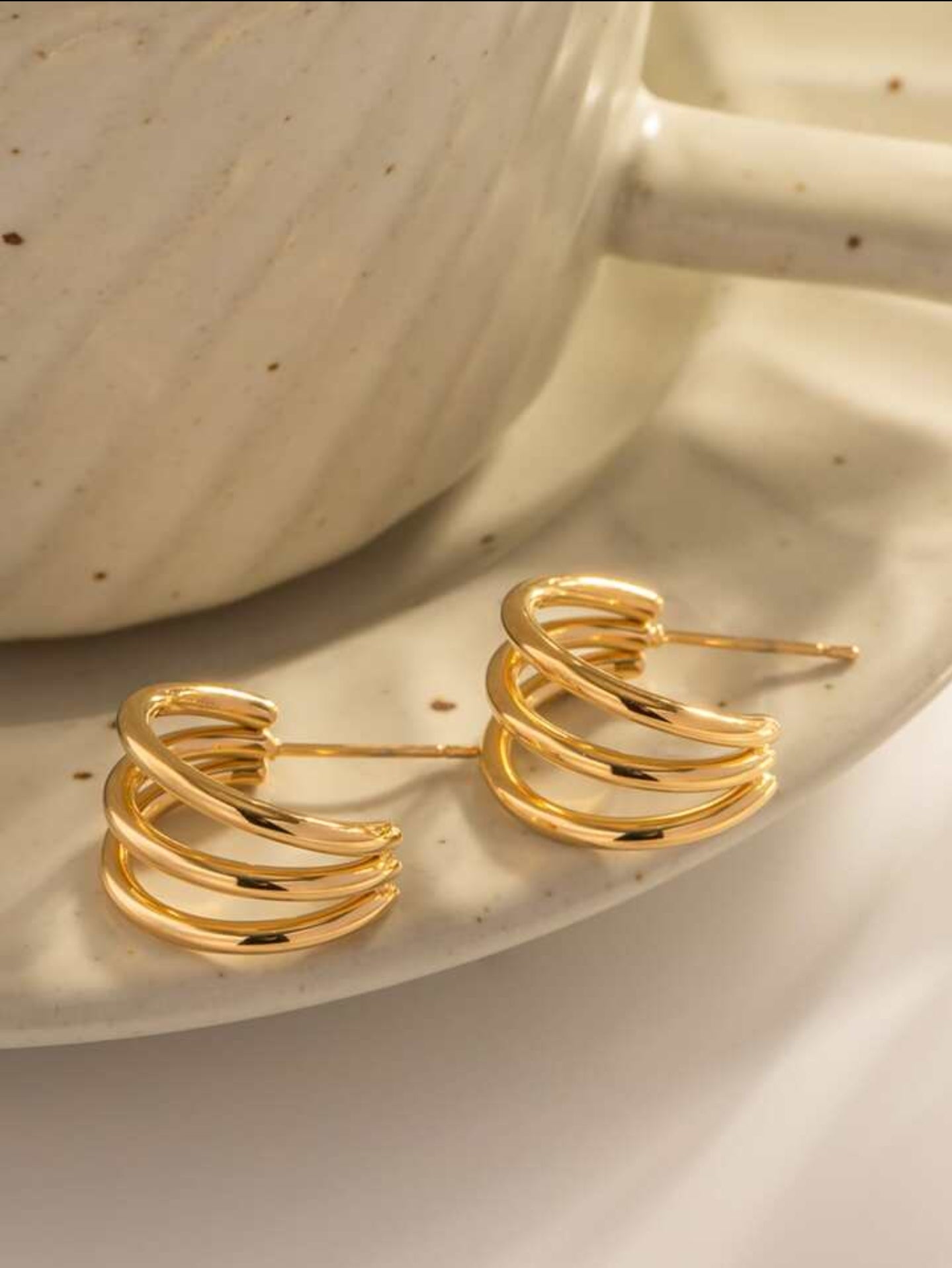 Boucles D'oreilles Golden Splendid